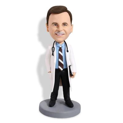 China Europe Custom Twitch Resin Doctor Figurine Head Bobblehead for sale