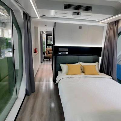 China Container Houses Modern Graphic Design Hotel Luxury Prefab House Tiny Mobile Houses Space Capsule Prefabricated Modular Home for sale