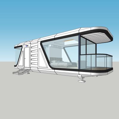 China Luxury expandable house capsule house mould commercial space home for living camping hotel home stay for sale