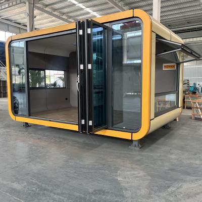 China 2024 Full King Apple Cabin-Outdoor Living and Working Office Customized Modular Design Prefabricated  Panel Houses for sale