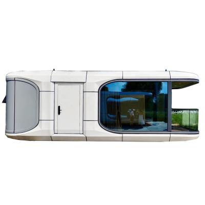 China Outdoor Aluminum Space Capsule Home/hotel/house Space Capsule Mobile Integrated House Steel Modern Container Houses for Sale for sale