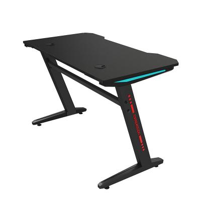 China Simple (height) adjustable bedroom RGB gaming desk table home computer desk small table and chair combination desk for sale