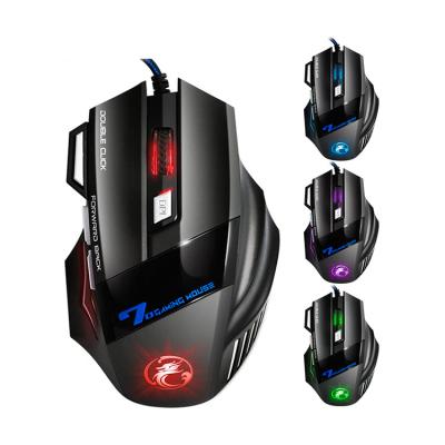 China Gaming 7 Button Colorful RGB Wired Mouse Breathing Quiet Light Gaming And Keyboard And Mouse And Mouse Keyb for sale