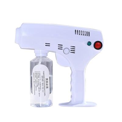 China 1300W 220V 280ML Gun sprayer machine disinfection nano blue light vapor washing spray gun nano sprayer EU/USA for sale