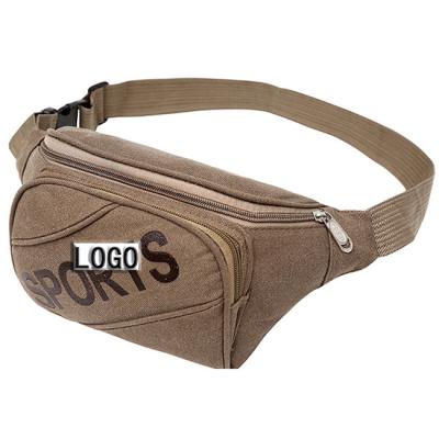 China 2021 Hot Selling Luxury Small Bag Leisure Sports Water Proof Men's Canvas Belt Bag Large Capacity Worthless Worthless Bag for sale