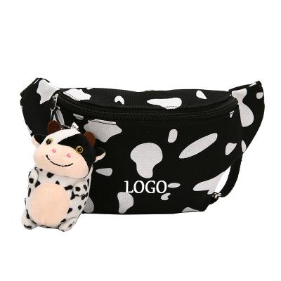 China Custom Logo Women Korean Casual Waist Bags Large Capacity Shoulder Wholesale Waist Fanny Pack Ladies Waist Bag Canvas Small Chest Bag Messenger for sale