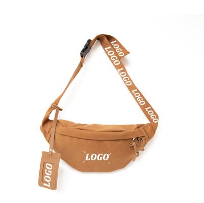 China Large Capacity Logo Korean New Custom Canvas Waist Bags Women Tender Casual Creative Waist Bag Fanny Pack Ladies Shoulder Fashion Hot Waist Bag for sale