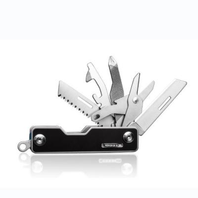 China Free Sample Unrated EDC 10 Camping In 1 Multi Tool Knife Multi Functional Pocket Knife With Key Chain for sale