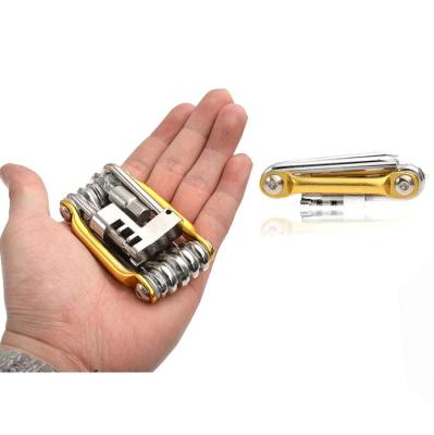 China Amazon Pocket Multi Tool Best Selling 11 Multi Tool in 1 Bike Repair Tool With Chains Cutter for sale