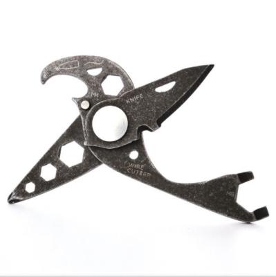 China Free Sample EDC Tool Etc. Free Sample EDC Stainless Steel Multi Tool Pocket Knife Head Chain Multi-Tool for sale