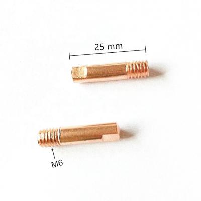 China Binzel 15AK CO2 MIG Torch 0.8mm Copper Contact Tip para desempenho de soldagem de longa duração à venda