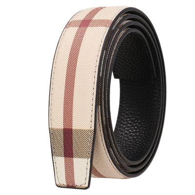 China Customizable Men's Reversible Canvas Leather Belt Factory Wholesale Auto Buckle Low MOQ Factory Wholesale for sale