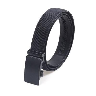 China Gina Brand Free Custom Heavy Duty Mission Nylon + Leather Logo Tactical Belt with Metal Automatic Buckle for sale