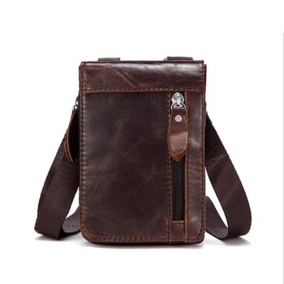 China Fashionable Cross - Body Shoulder Tablet Leather Bag Light Weight Small Bags For Men for sale