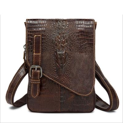 China High Quality Vintage Leather Simple Shoulder Bag Messenger Sling Bags For Men for sale