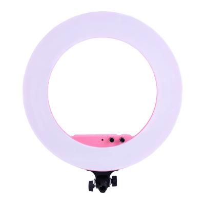 China Photogrphy 3200K 5600K 18inch IF-R480 Ring Lamp Led Bicolor Led Ring Light Fill Ring Light for sale