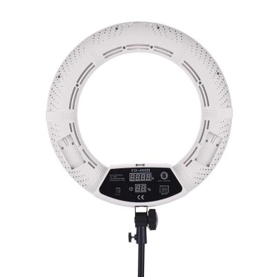 China Two Color Stepless Dimming Brightness 18inch FD-480II Dimmable Ring Lamp 3200K 5600K Led Ring Light 96W Photography Led Ring Light Lamp for sale