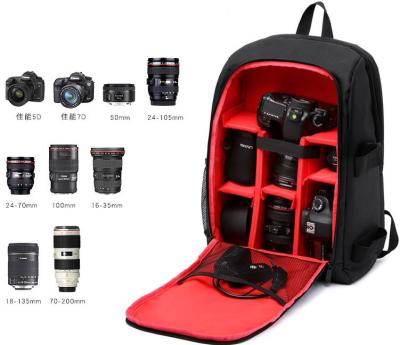 China Nylon Professional Camera Backpack Bag For Canon DSLR Camera Lens Tripod Snapshot Accessories Bag Backpack for sale