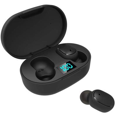 China Dropshipping E6S TWS BT5.0 Ture Wireless Earbuds Mini In-ear Sports LED Display Waterproof Earphones for sale