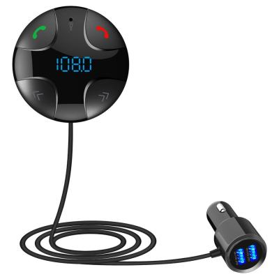 China 0.5M - 2M Dropshipping BC29B Car Kit Handsfree FM Transmitter Wireless Car MP3 Player Dual USB Car Charger for sale