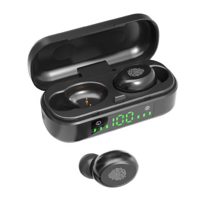 China Dropshipping Comfortable Wireless Earbuds V8 TWS Stereo Sport BT V5.0 Earbuds Waterproof With LCD Display Power Charging Box for sale