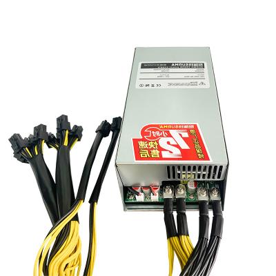 China 2500w 12v 2500w Switching Power Supply Desktop High Voltage Power Supply With 6pin Power Cord for sale