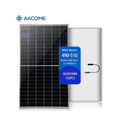 China 545W 555W 144 Cells Pv Module Solar Panel Roof Solar Panels Full Kit Energy Efficient Solar Panels 182x91mm for sale