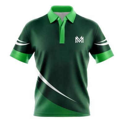 China Custom Polo Shirt 100 Polyester Polo Shirt Design Sublimation Anti-wrinkle Polo Shirts for sale