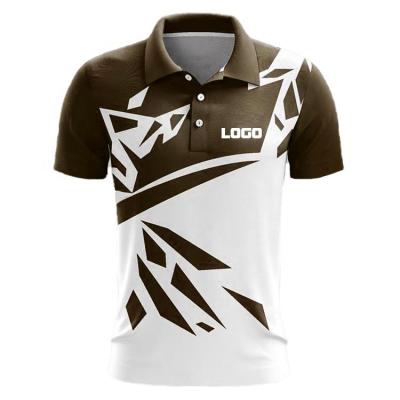 China High Quality Custom Anti-Wrinkle 3d Polo Shirt Printing Full Digital Printing Sublimation Polo Shirt for sale