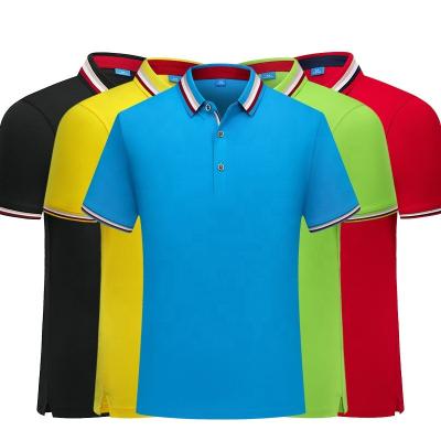 China Custom Men's Anti-Wrinkle Custom Men's Polo Shirts Slim Fit Casual Short Sleeve Tee Print Shirt for sale