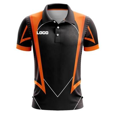 China high quality cheap custom polo shirts 3d dye sublimation Anti-wrinkle printing digital print polo shirt for sale