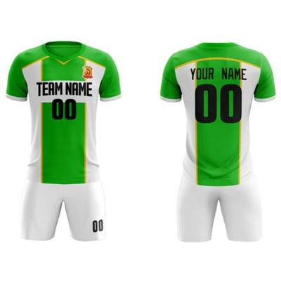 China Cheap Kids Soccer Jersey Youth Soccer Sets Prices Soccer Team Football Uniform Uniform for sale