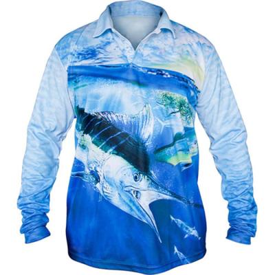 China Tank Tops Coolmax Anti-UV Sublimated Fishing Quick Dry Sleeve Tank Tops Long Sublimated Fishing Shirts for sale