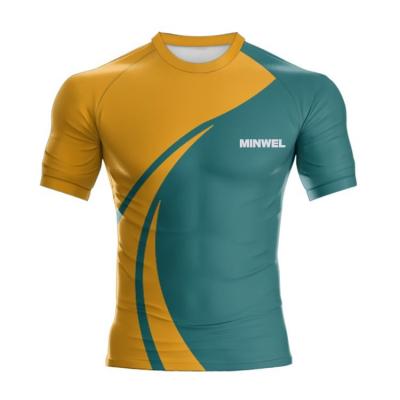 China Cheap Custom Made Anti-UV Rugby Jersey Manufacturer High Quality Sublimation Malaysia National Rugby Uniform for sale