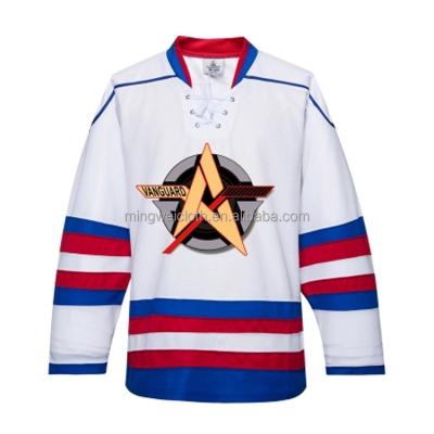 China Shirts & Tops Custom Team Logo Sublimation Custom Ice Hockey Jerseys Gold Team Hockey Jersey for sale