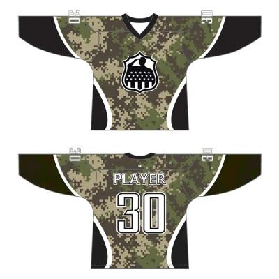 China Shirts & Tops Custom Hockey Tank Top Dye Sublimation Camouflage Ice Hockey Tank Top for sale