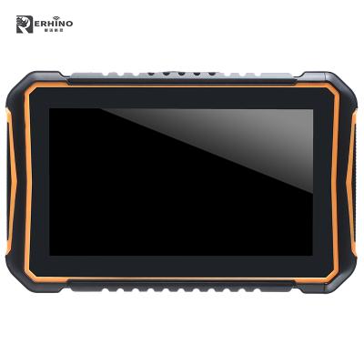 China Industrial Rugged Tablet With Fingerprint NFC RFID UHF2D Barcode Scanner Rugged Android Tablet PC 7