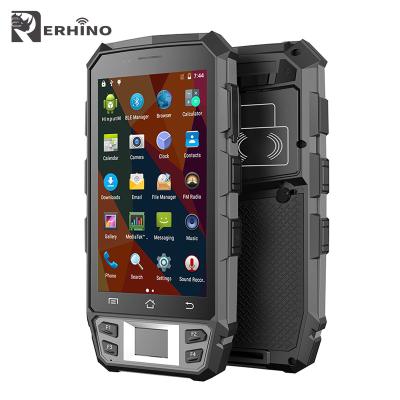 China A53 Quad Core ERhino 1.3GHz Industrial Handheld Scanner Android Rugged 5 Inch UHF RFID Reader Mobile Computer Biometrics Fingerprint Barcode PDA for sale