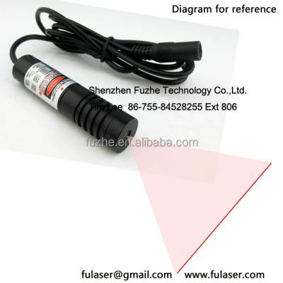 China Retail FU650AL100-GD16 16*70mm adjust and generator 100mw, fixed focus 3V laser coating class 3B for sale