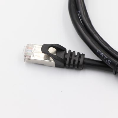 China Telecommunication Liansu Factory Price 1m-80m Cable Length Network Rj45 Plug Connector Cat5e Outdoor Ftp Lan Cable for sale