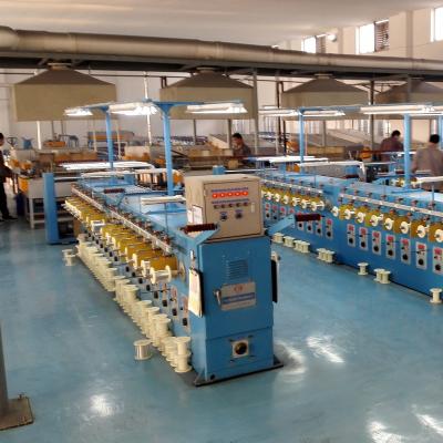 China COATING Fuchuan wire splicer high speed high precision through tinning machine multicore copper wire splicer line for sale