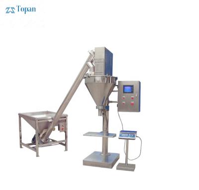 China Semi-automatic food SS 304 powder weighing filling machine with scale and delta PLC controller for package factory price for sale