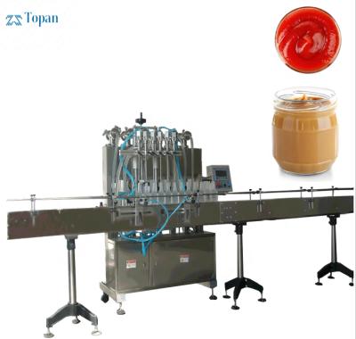 China Automatic Production Line Peanut Butter Filling Machine Pate Filler Tomato Sauce Packing Machine For Small Scale Business for sale