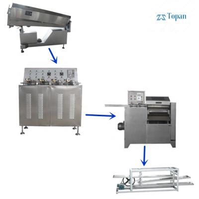 China Economic Funny Lollypop Machine Hard Candy Roll Cutting Forming Machine With Low Price for sale