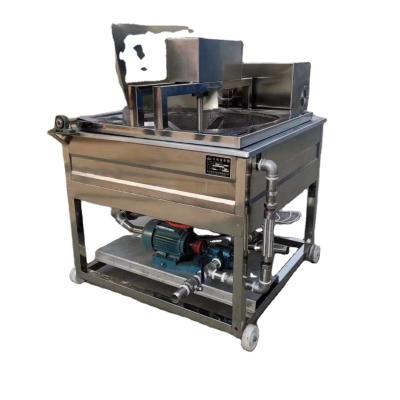 China Production Nigeria Automatic Snack Chin Chin Frying Machine Pork Chicken Chips Oil Fryer Machine with factory price for sale