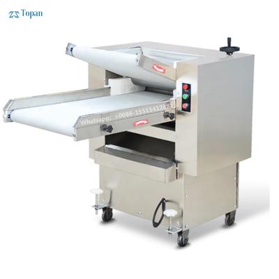 China Fully automatic commercial stainless steel dough pressing machine dough roller machine for arabic chapati bread making for sale