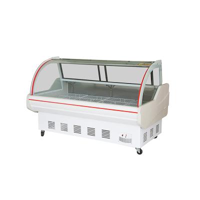 China Single-temperature Commercial Meat Display Cooler Meat Display Refrigerator and Freezer Best Price Refrigerator and Freezer for sale