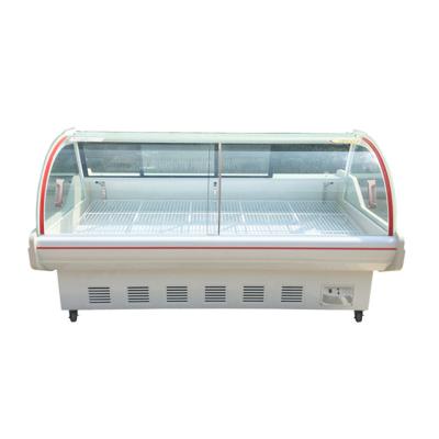 China Refrigerated Butchery Equipment Compressor Refrigeration Equipment Fresh Meat Refrigerated Display Cases Refrigerator for sale