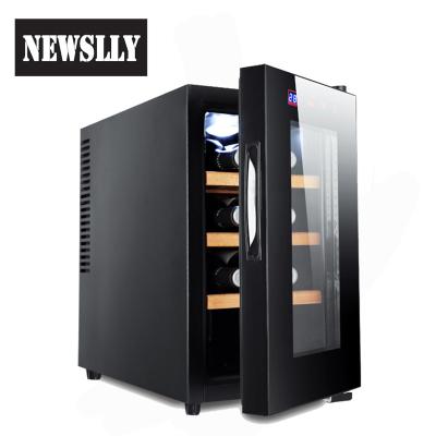 China 6 Bottles Eco - Friendly / Healthy Small Freestanding Electric Cellar Wine Fridge for sale