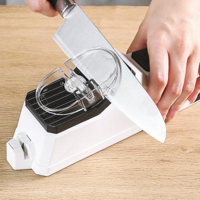 China New Viable Electric Knife Sharpener USB Charging Knife Scissors Kitchen Tools for sale